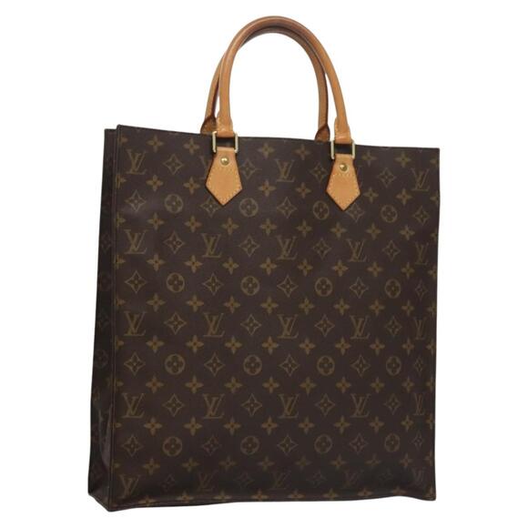 LOUIS VUITTON Monogram Sac Plat Hand Bag M51140 - Picture 1 of 16